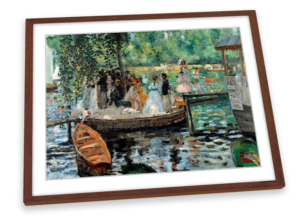 Pierre-Auguste Renoir La Grenouillere Framed