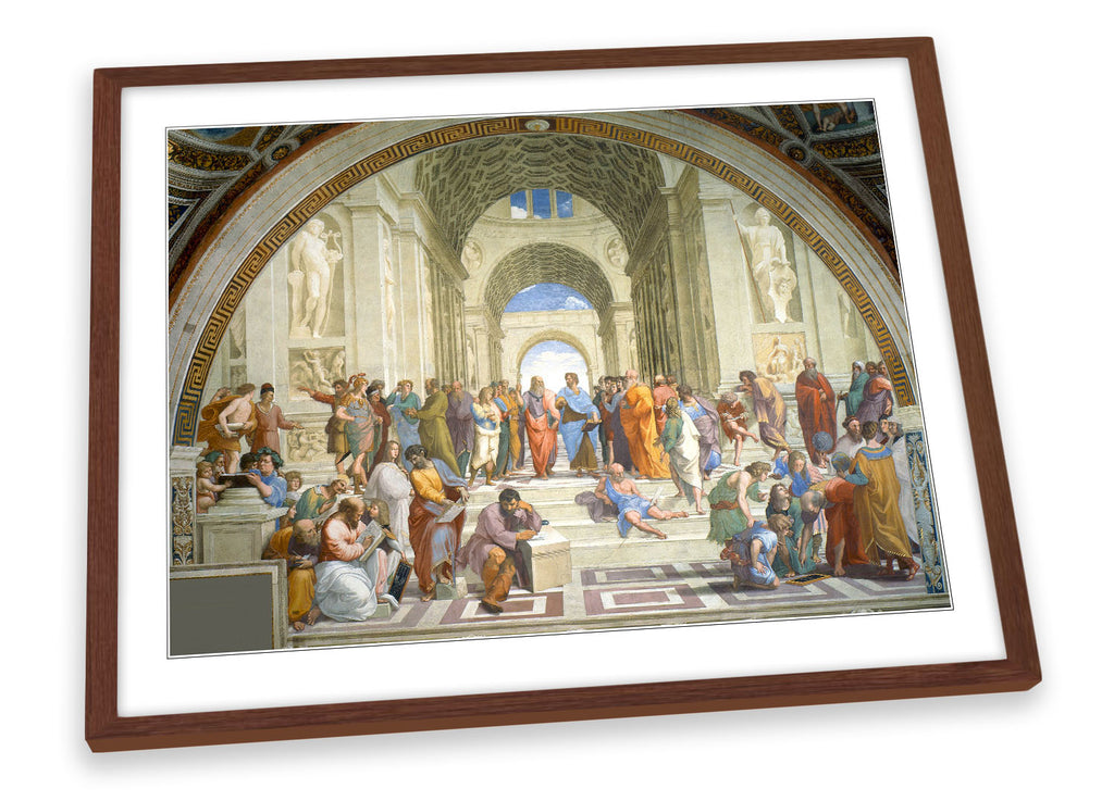 Raphael School of Athens Framed