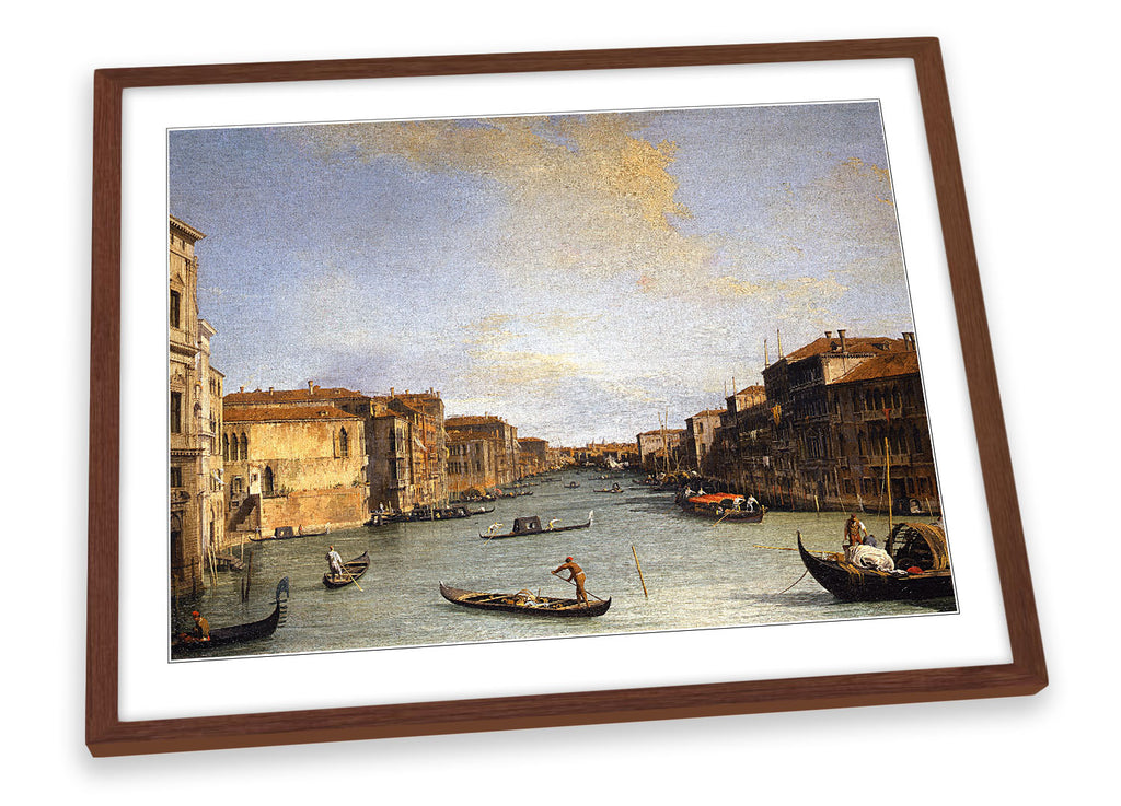 Canaletto Veduta del Canal Grande Framed
