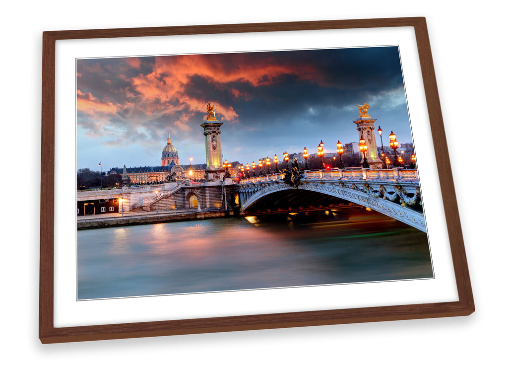 Pont Alexandre Bridge Paris Framed