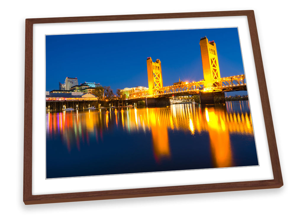Tower Bridge California Framed