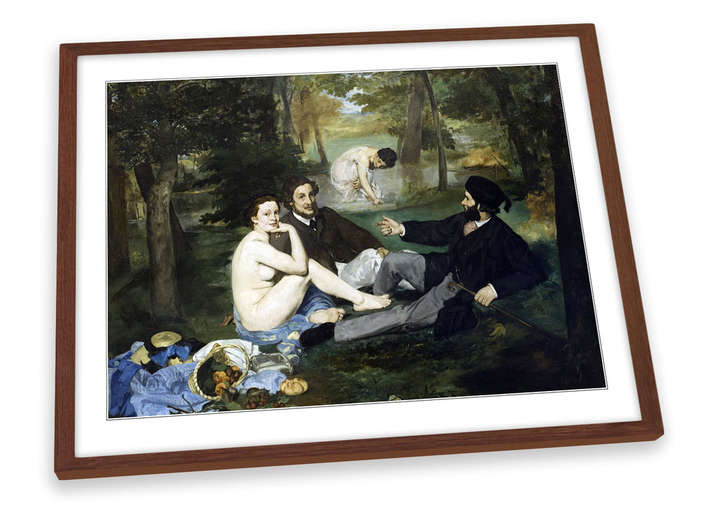 Edouard Manet Luncheon on the Grass Framed