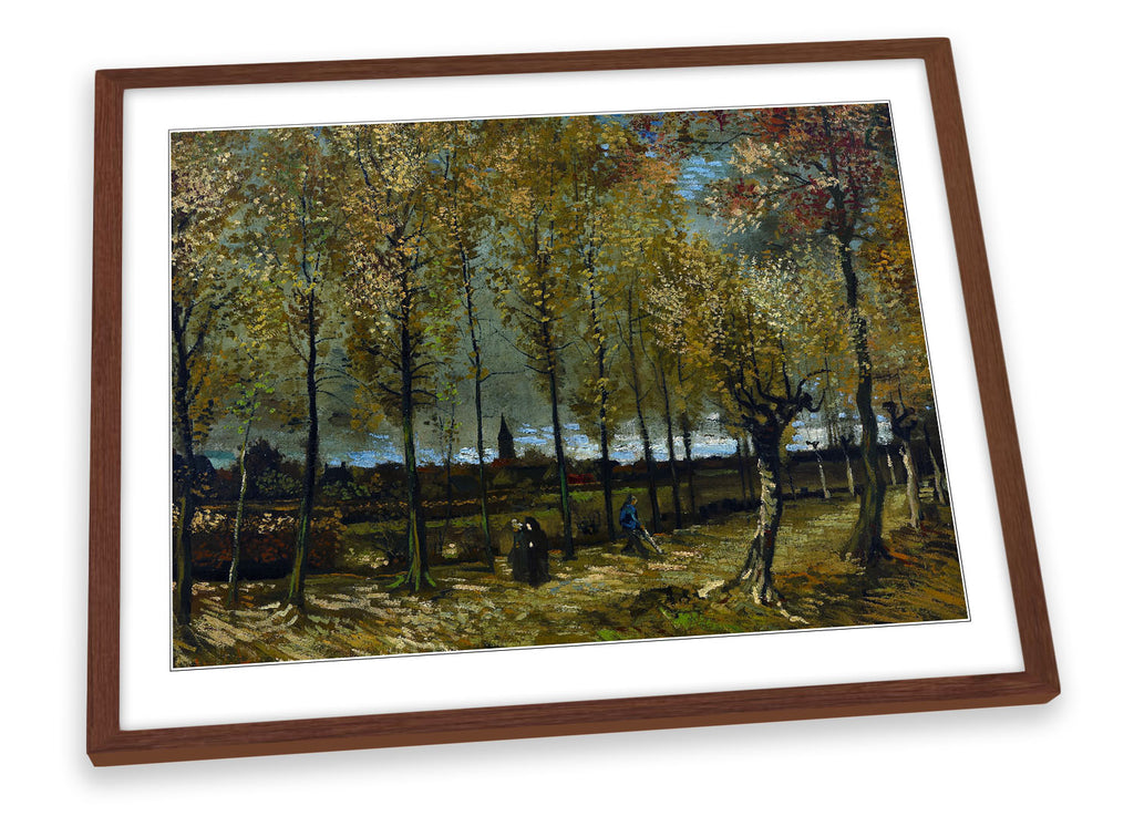 Vincent van Gogh Poplars near Nuenen Framed
