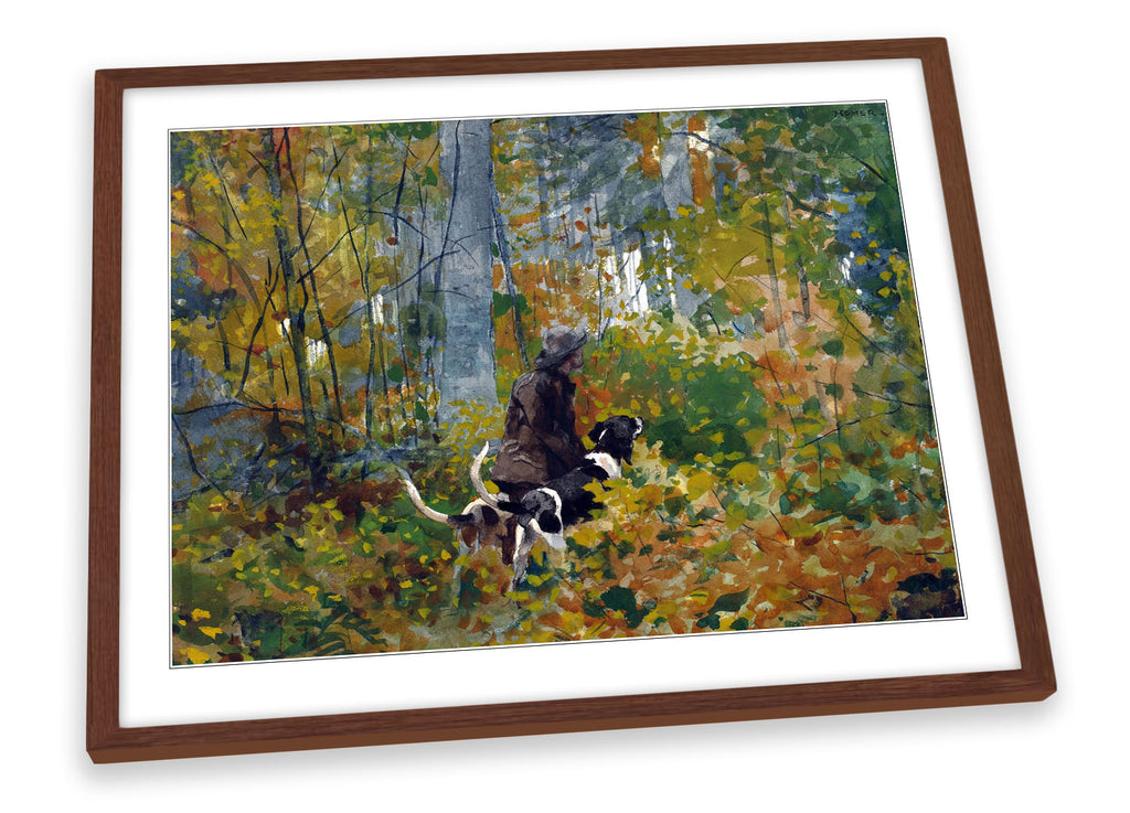 Winslow Homer On the Trail Framed