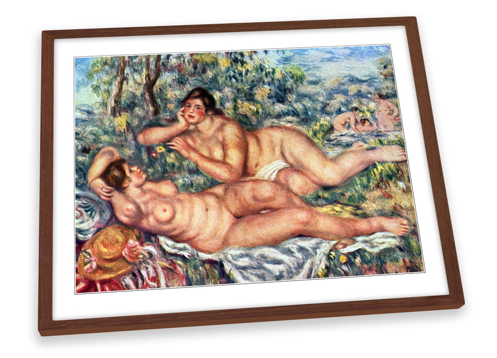 Pierre-Auguste Renoir The Great Bathers Framed