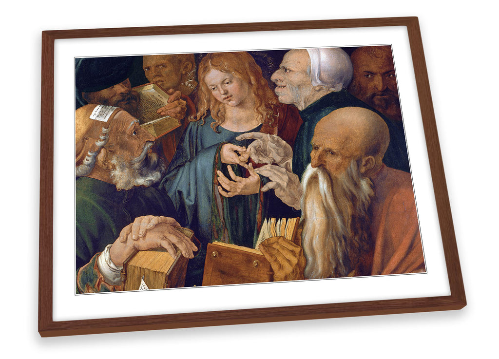 Albrecht Durer Christ Among the Doctors Framed