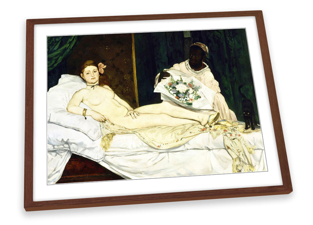 Edouard Manet - Olympia Framed