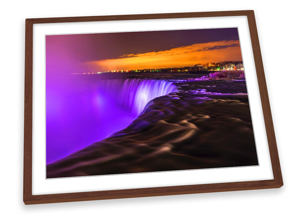 Niagara Falls Sunset Framed