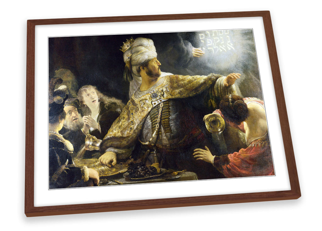 Rembrandt Belshazzar’s Feast Framed
