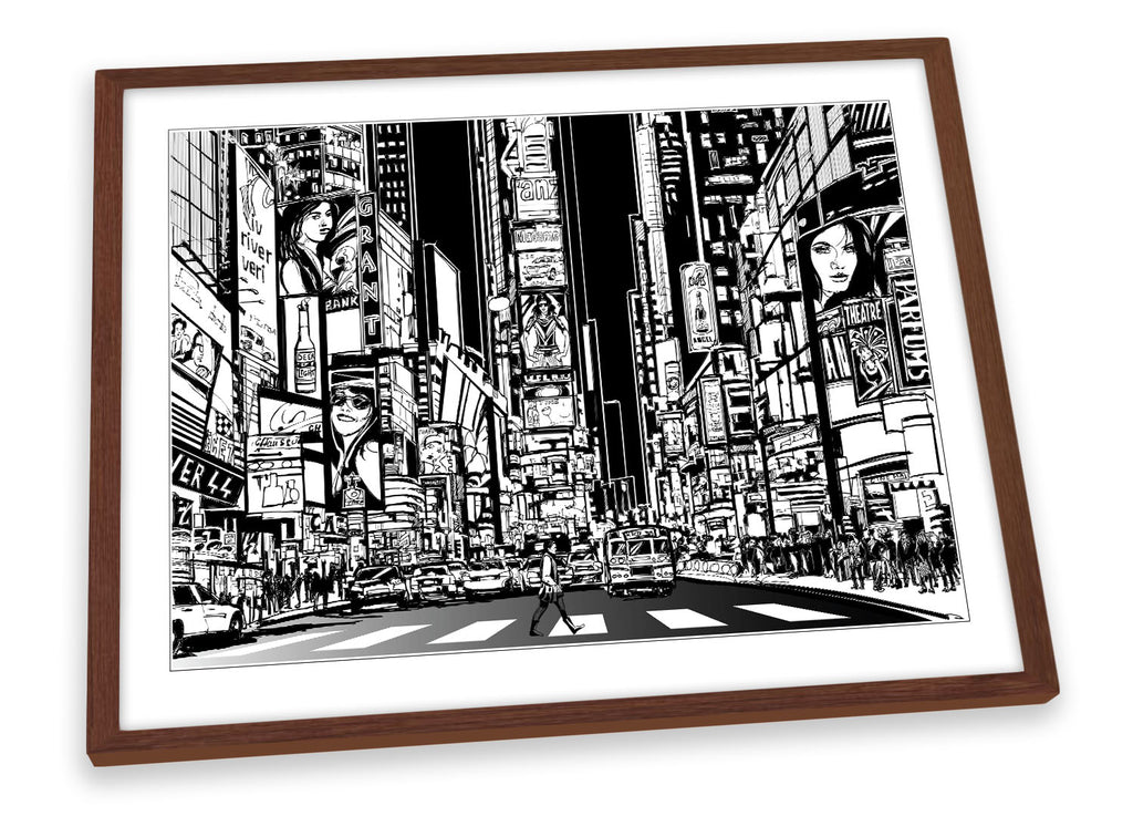 New York City Times Square Framed