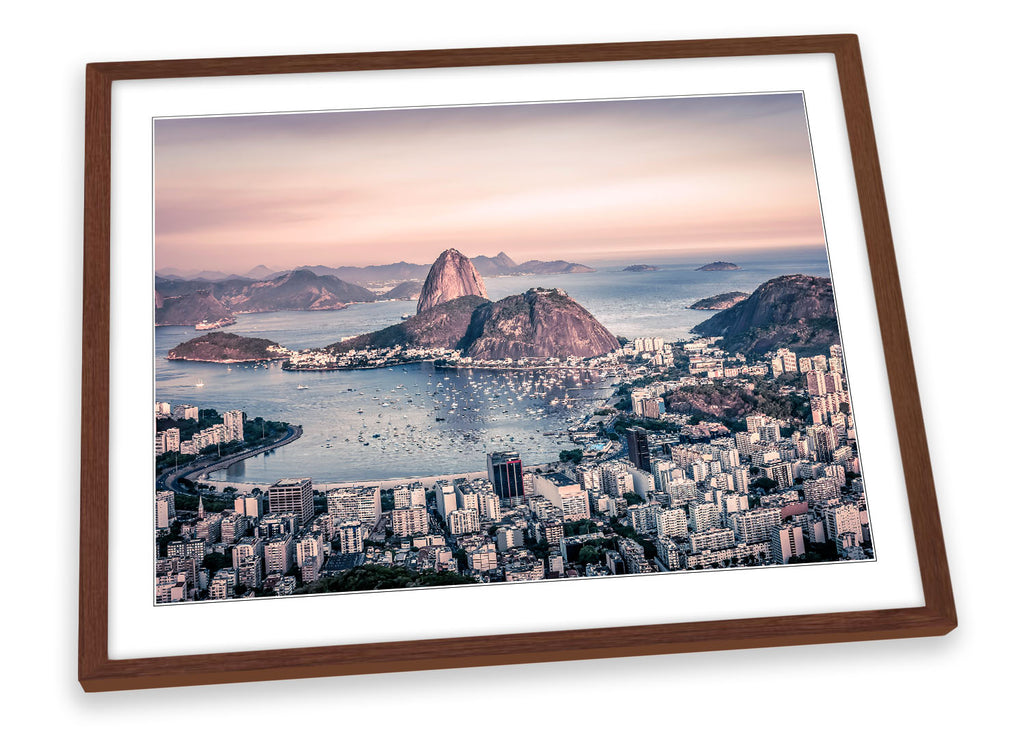 Rio de Janeiro City Brazil Framed