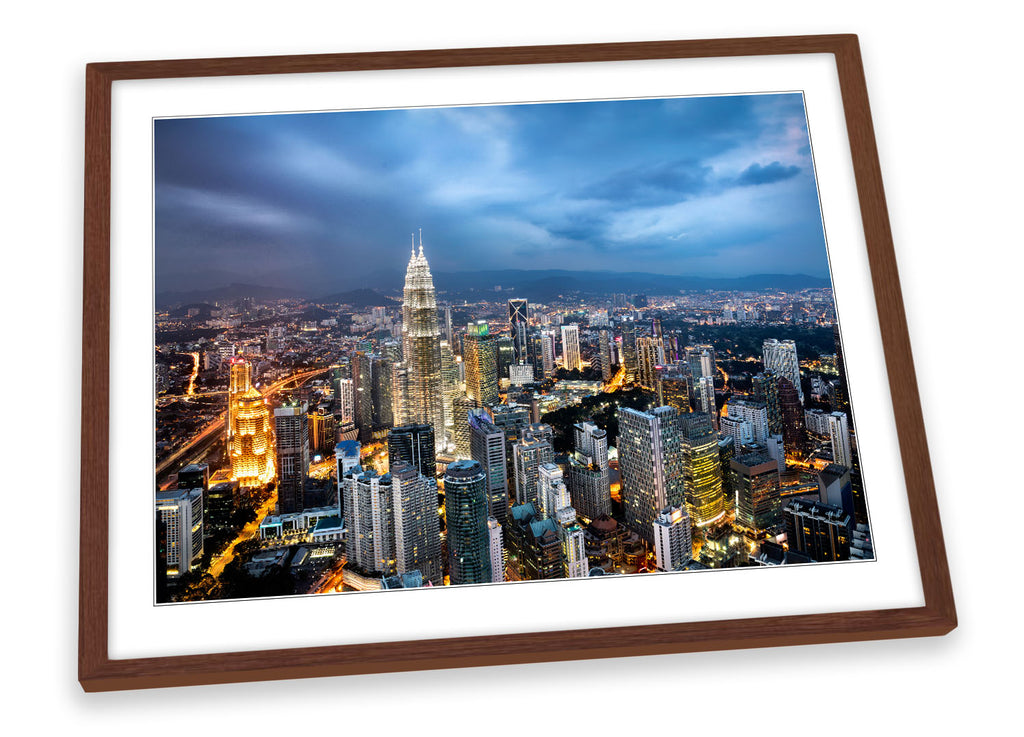 Kuala Lumpur Malaysia Framed
