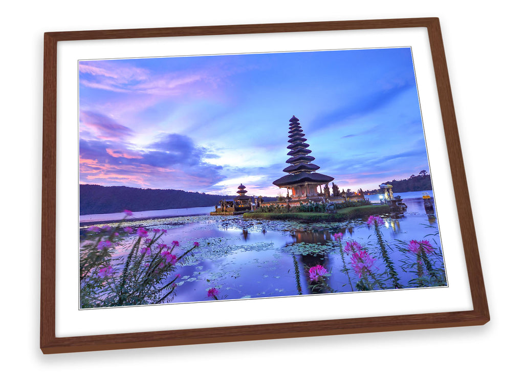 Bali Temple Indonesia Framed