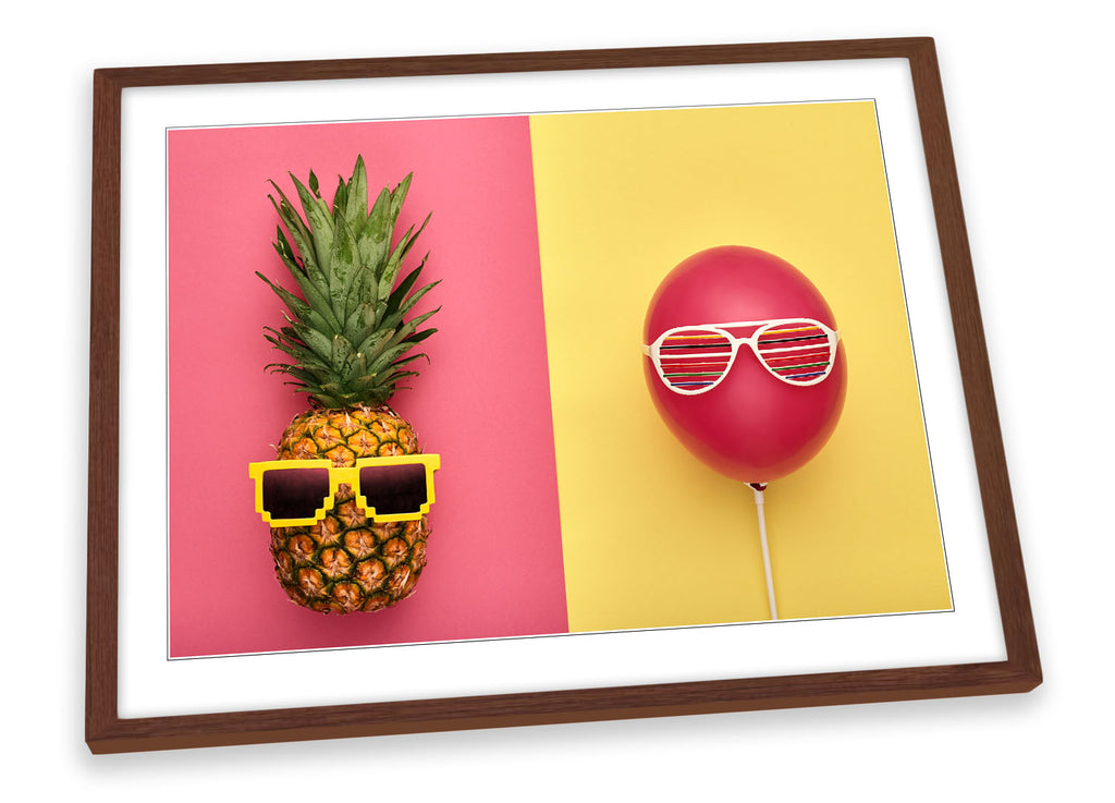 Pineapple Balloon Sunglasses Multi-Coloured Framed