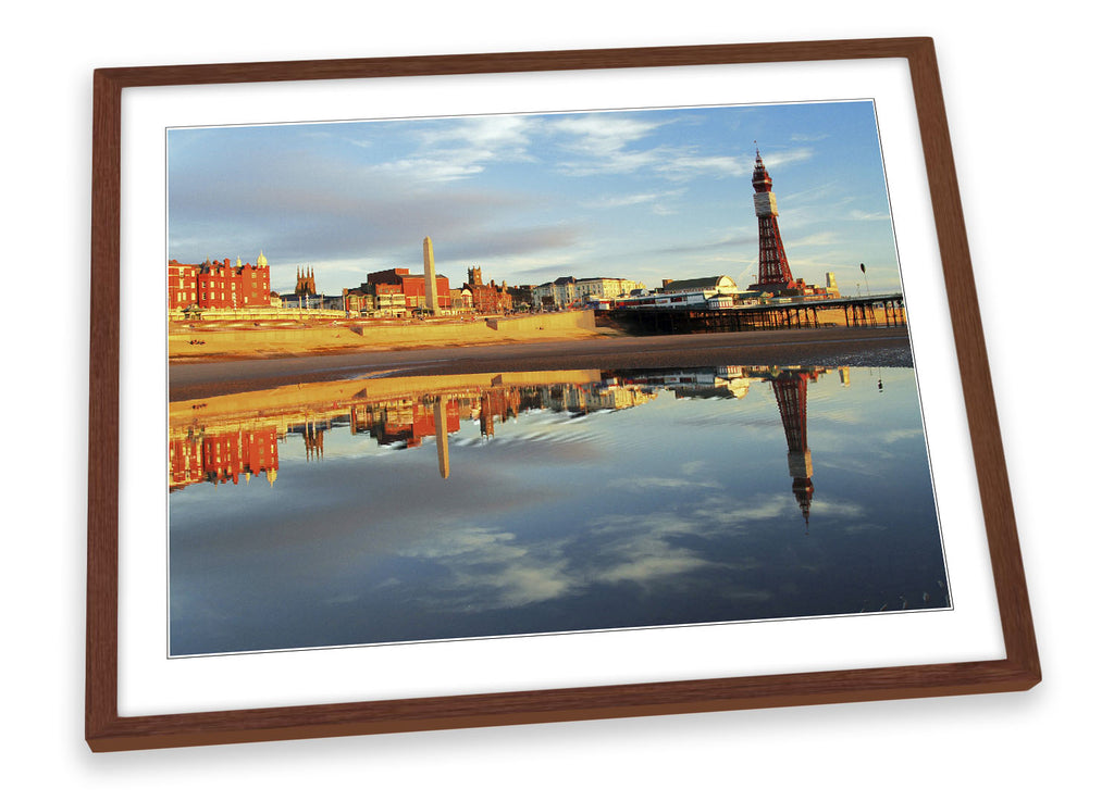 Blackpool Tower City Framed