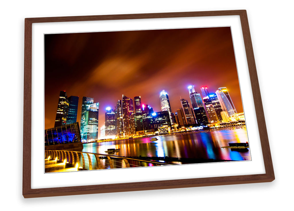 Marina Bay Singapore Framed