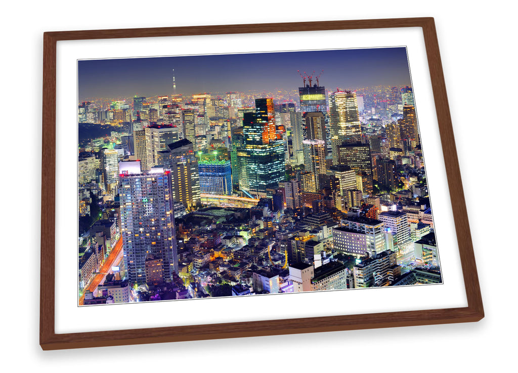 Tokyo Cityscape Japan Framed