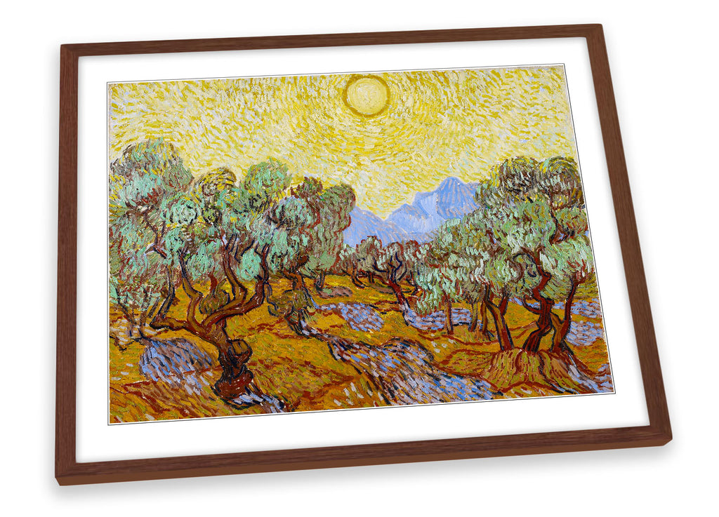 Vincent van Gogh Olive Trees Framed