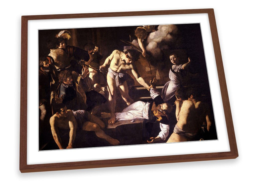 Caravaggio The Martyrdom of Saint Matthew Framed
