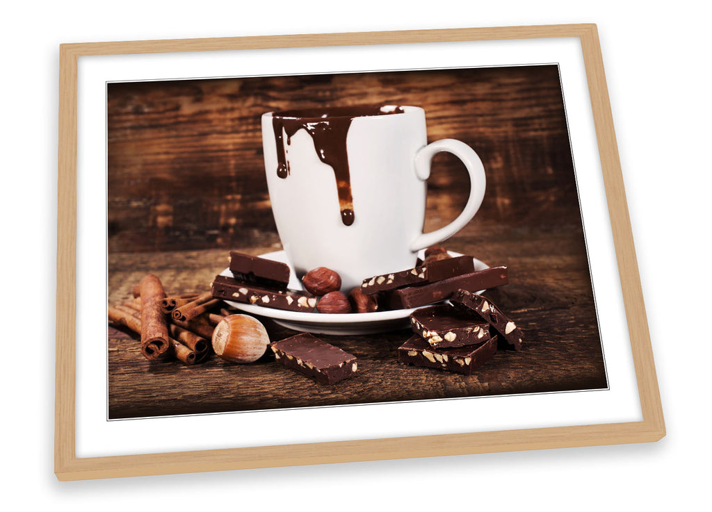 Hot Chocolate Food Drink Kitchen Framed