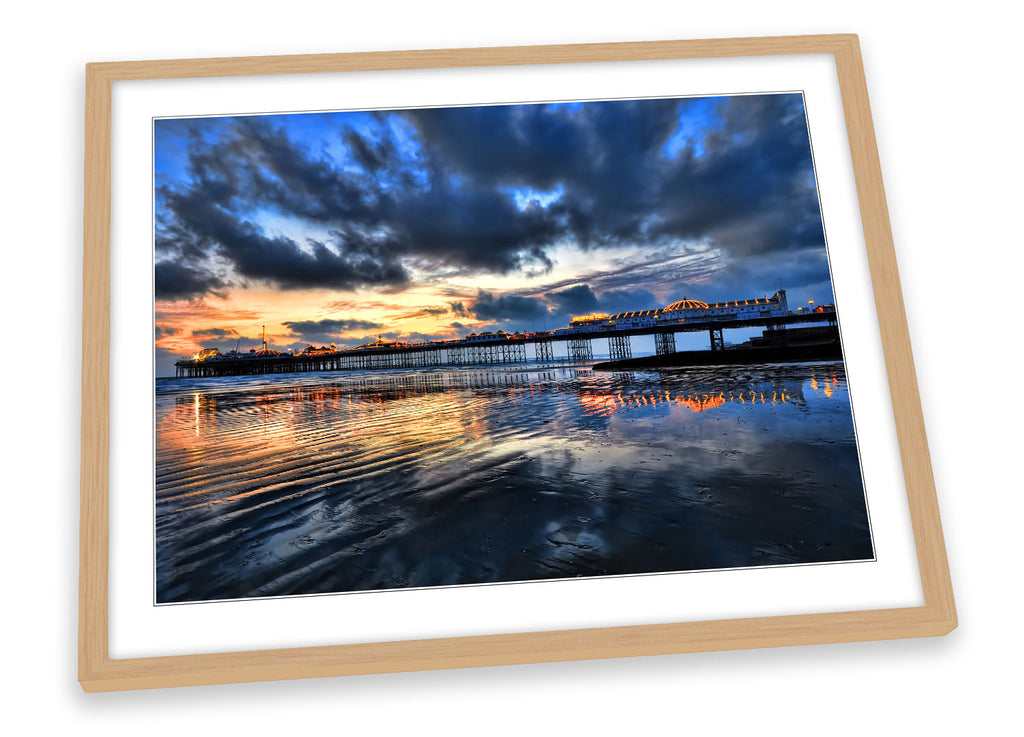Brighton Pier Sunset Framed