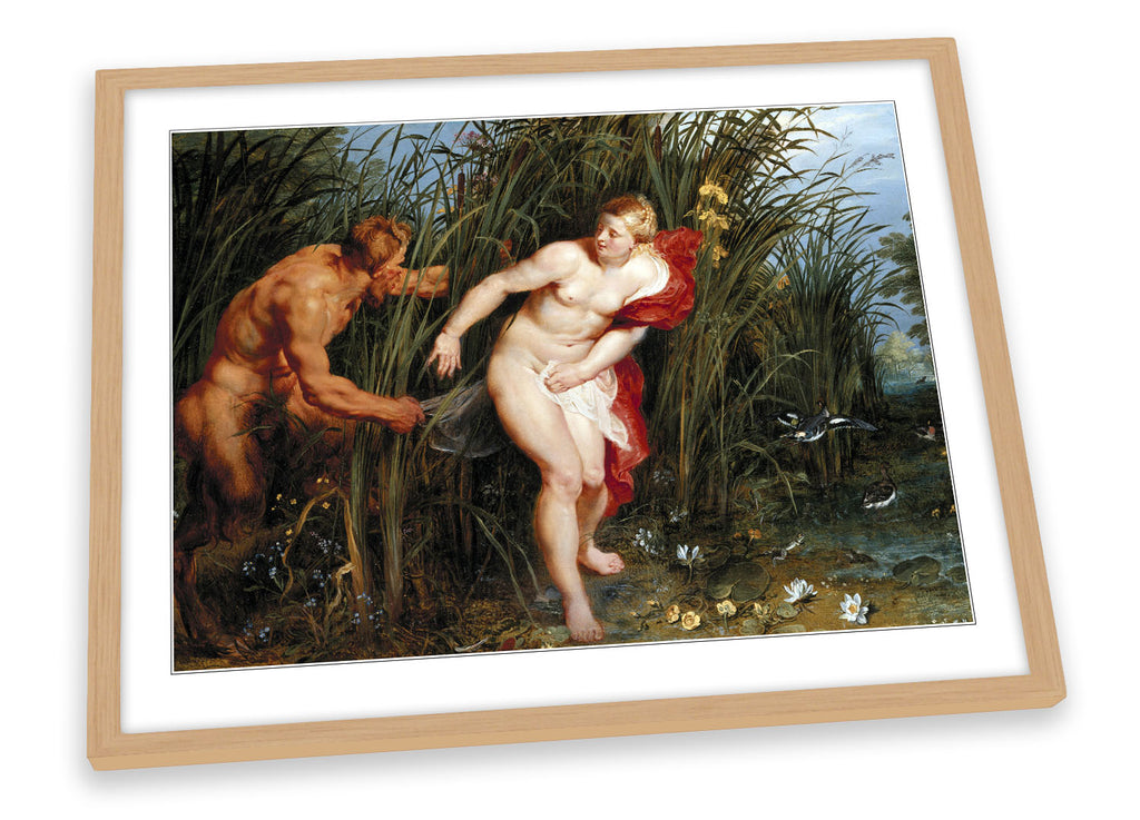 Peter Paul Rubens Pan And Syrinx Framed