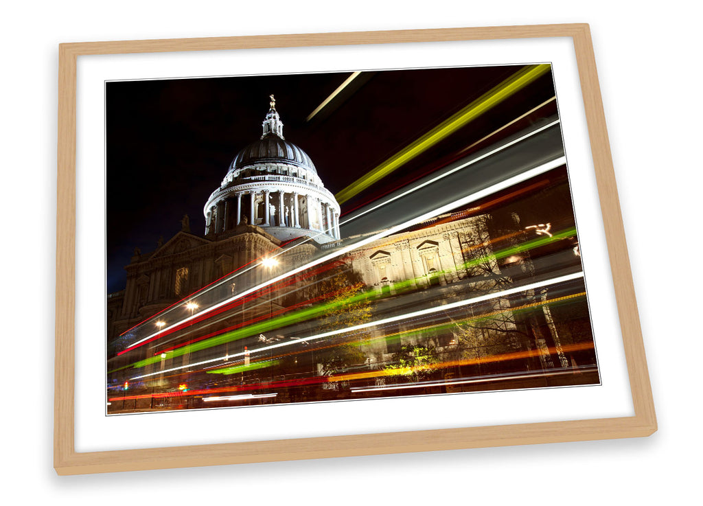 London City St Pauls Cathedral Framed