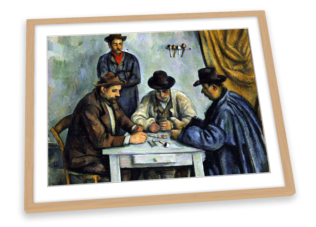 Paul Cezanne Card Players Framed