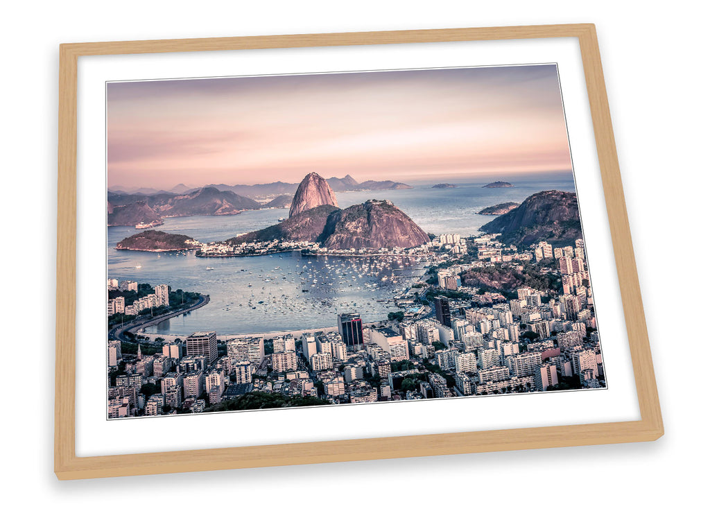 Rio de Janeiro City Brazil Framed