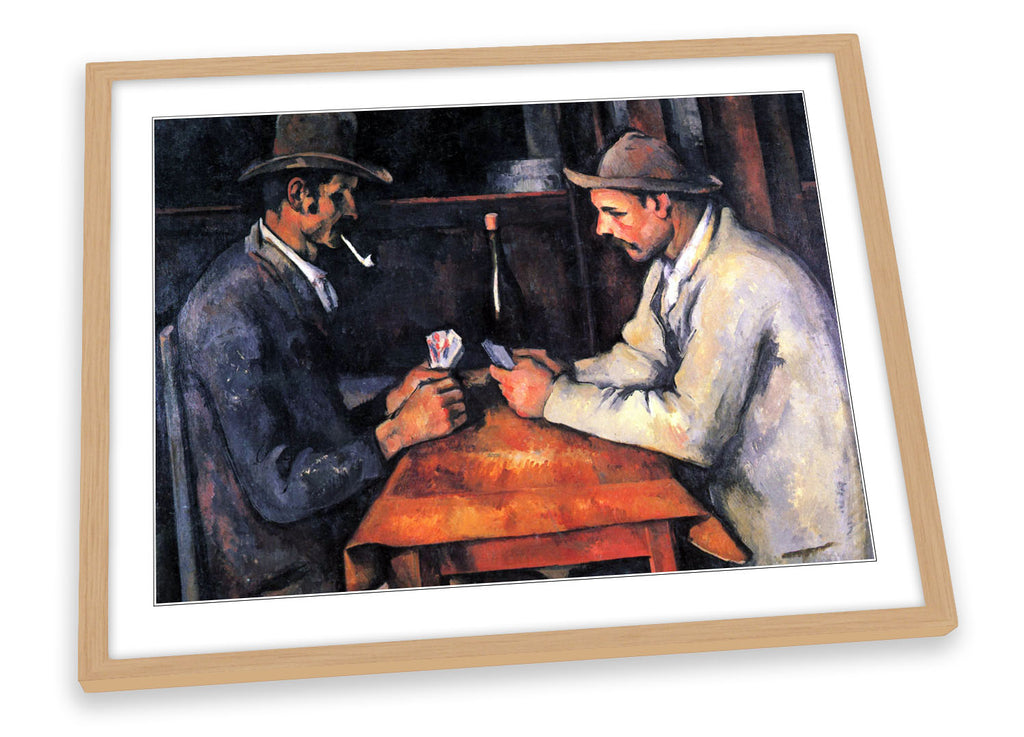 Paul Cezanne The Card Players Framed
