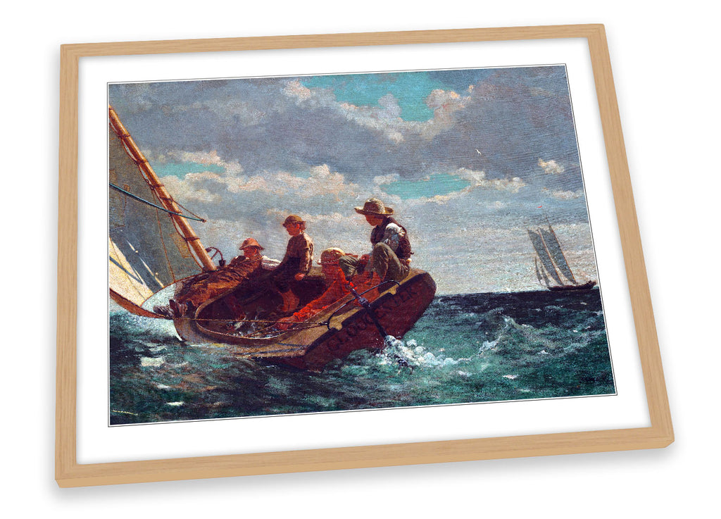 Winslow Homer Breezing Up A Fair Wind Framed
