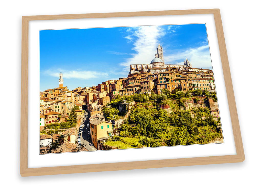 Tuscany Italy Cityscape Framed