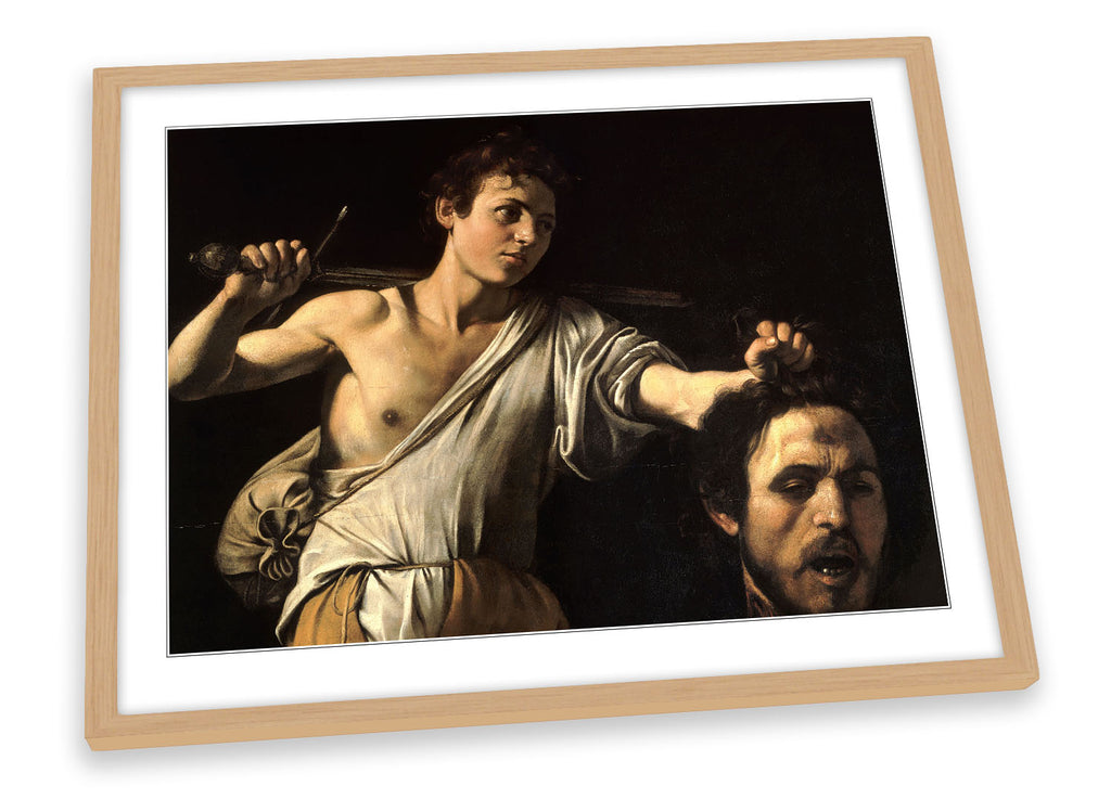 Caravaggio David with Head of Goliath Framed