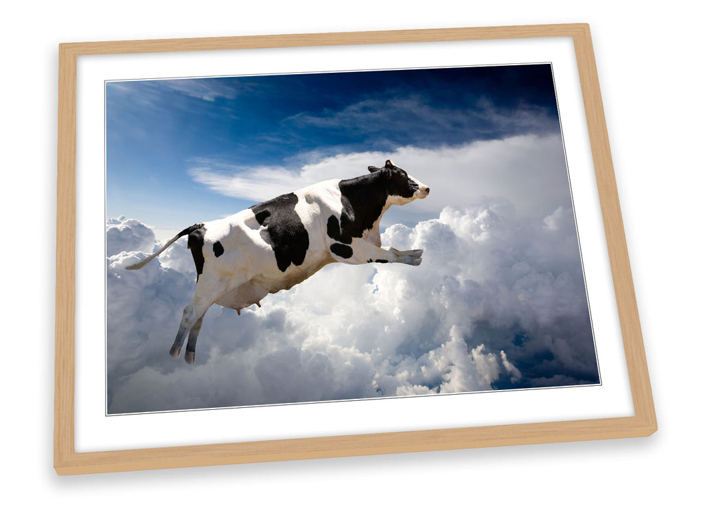 Flying Cow Modern Framed