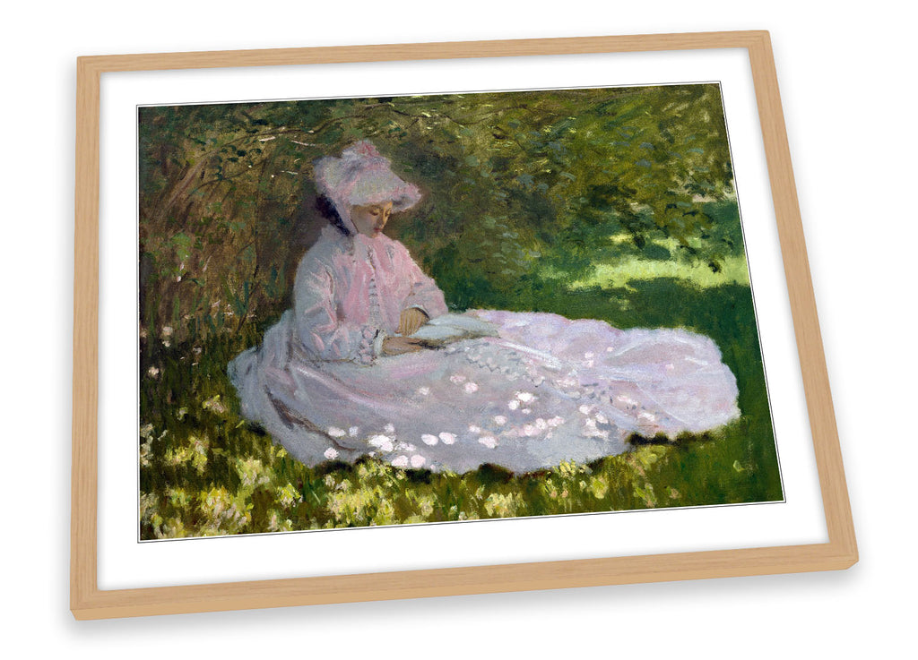Claude Monet Springtime Framed