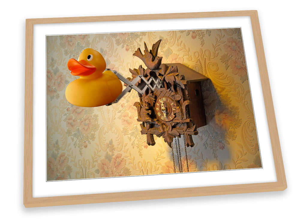 Rubber Duck Cuckoo Clock Framed