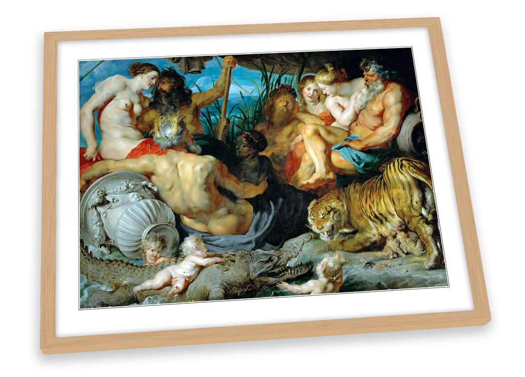 Rubens The Four Continents Framed