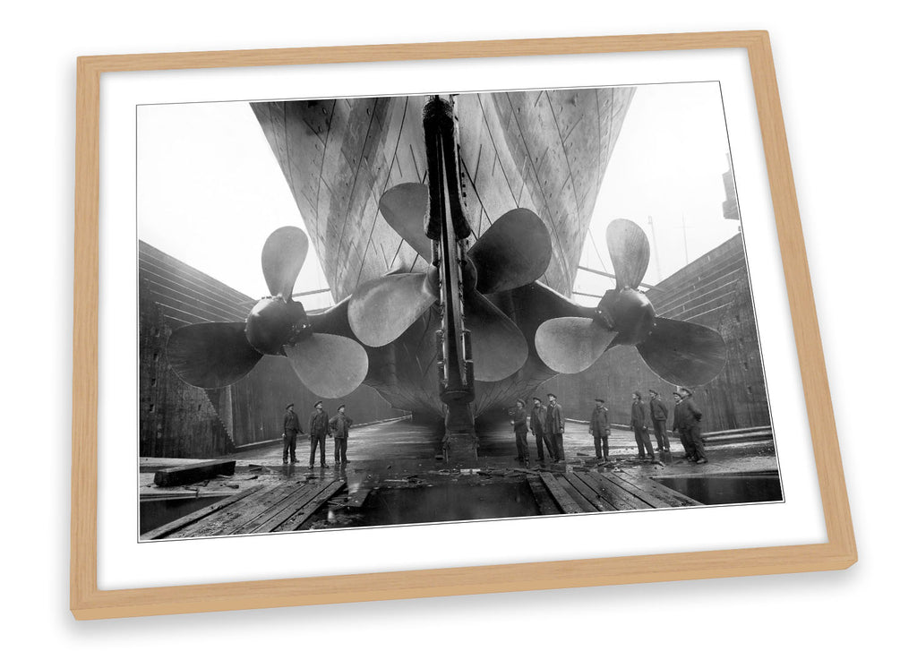 Titanic's Propellers Ship Framed