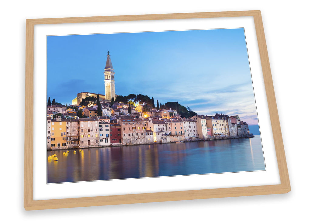 Rovinj Town Croatia Framed