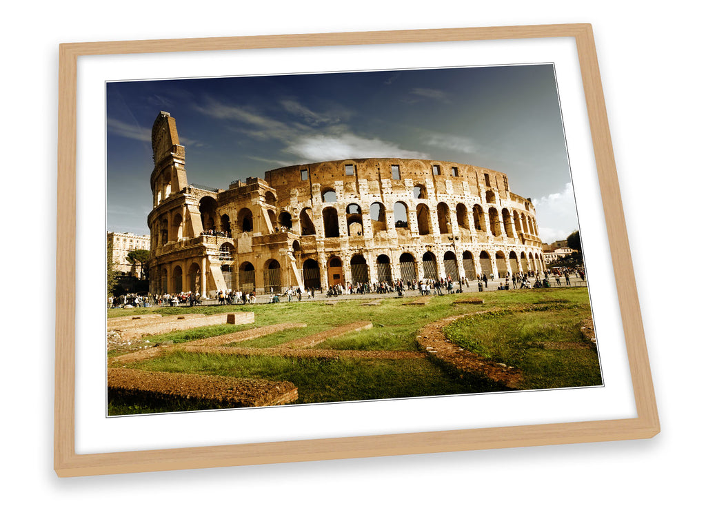 Rome Colosseum Italy Framed