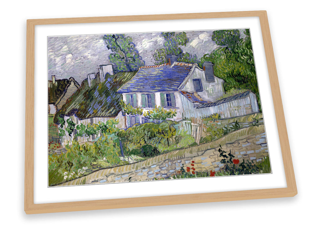 Vincent van Gogh Houses at Auvers Framed