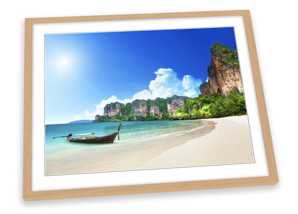 Sunset Beach Krabi Thailand Framed