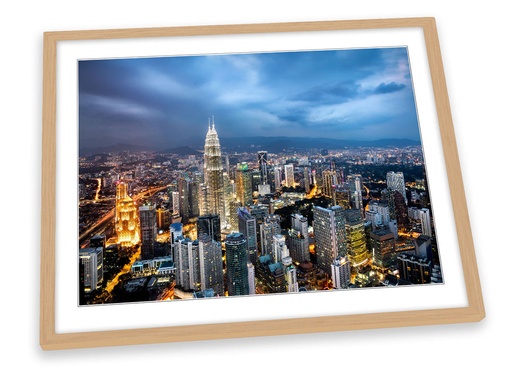 Kuala Lumpur Malaysia Framed