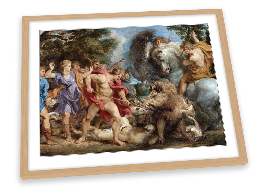 Rubens The Calydonian Boar Hunt Framed
