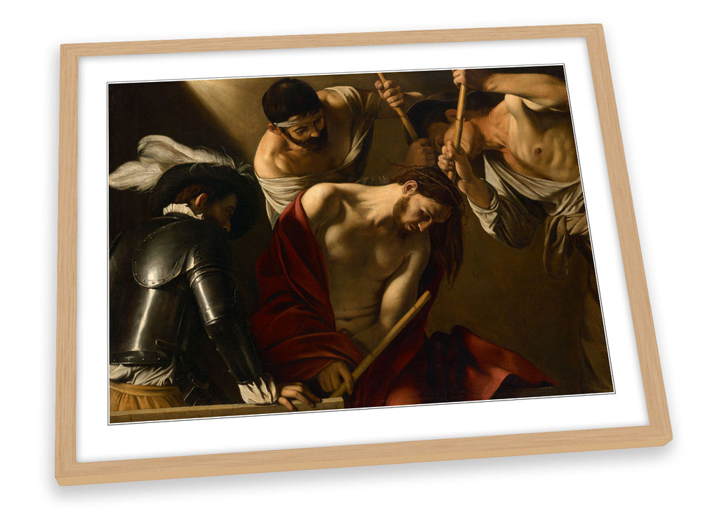 Caravaggio Merisi The Crowning with Thorns Framed