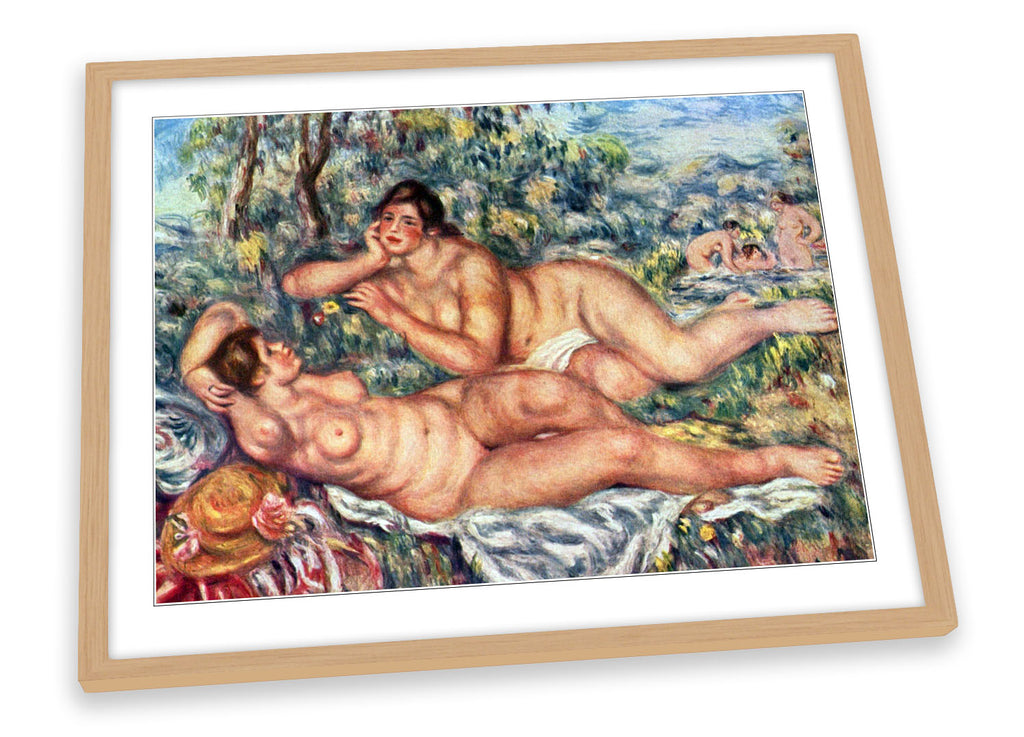 Pierre-Auguste Renoir The Great Bathers Framed