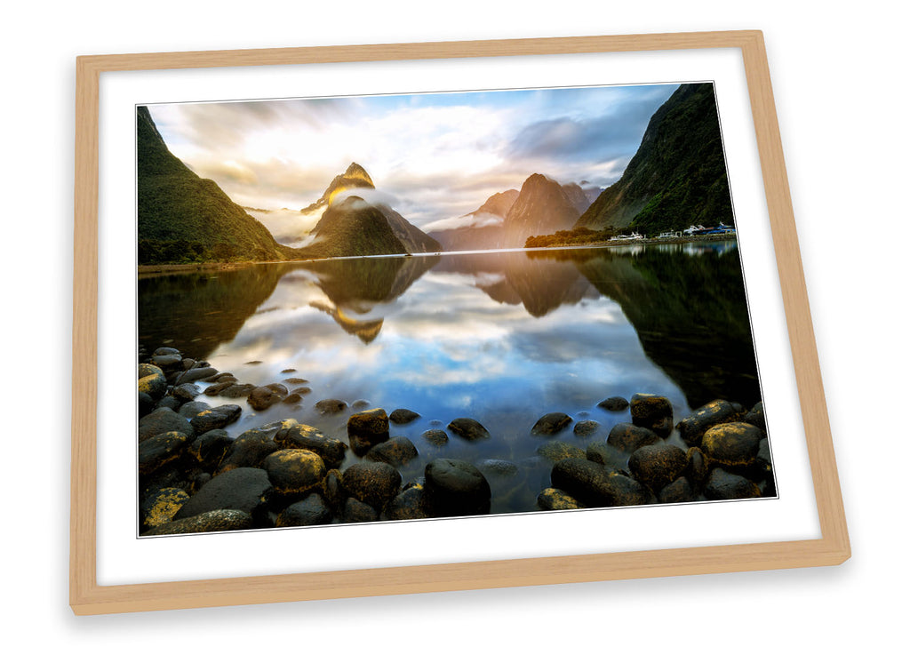 Milford Sound New Zealand Framed