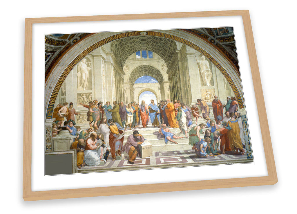 Raphael School of Athens Framed