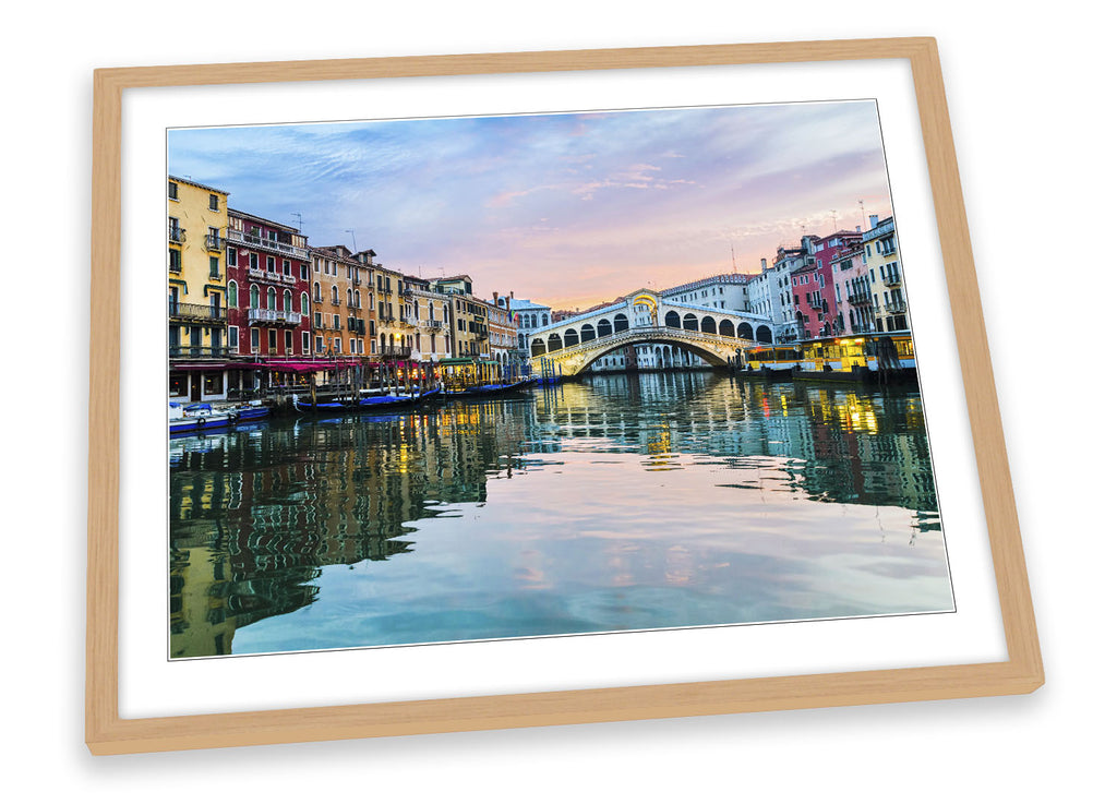 Rialto Bridge Venice Italy Framed