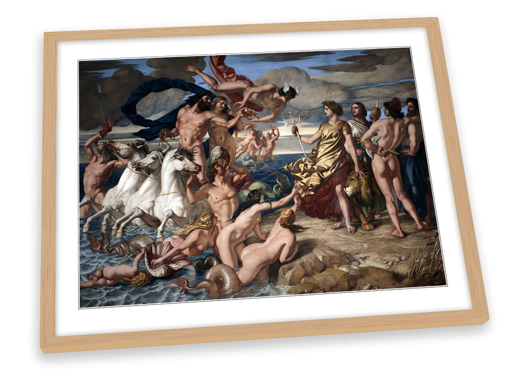 William Dyce Neptune Empire of The Sea Framed